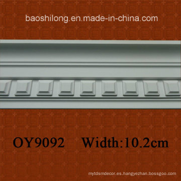 Color Blanco Único PU Molding PU Cornice